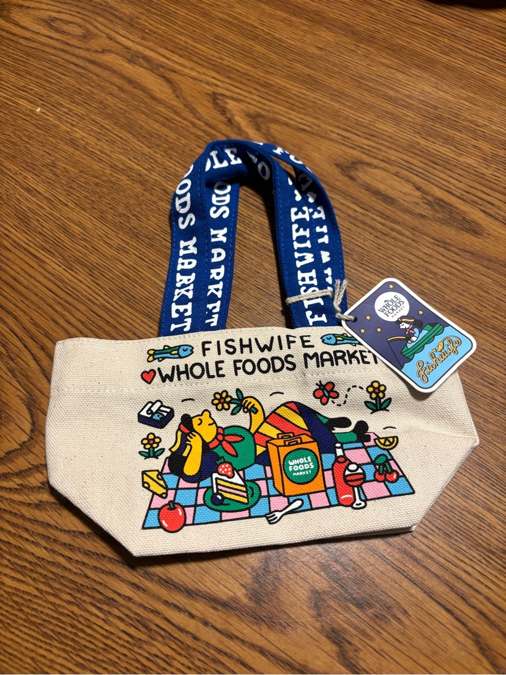 Picnic Canvas Mini Tote- Fishwife Collab Limited Edition